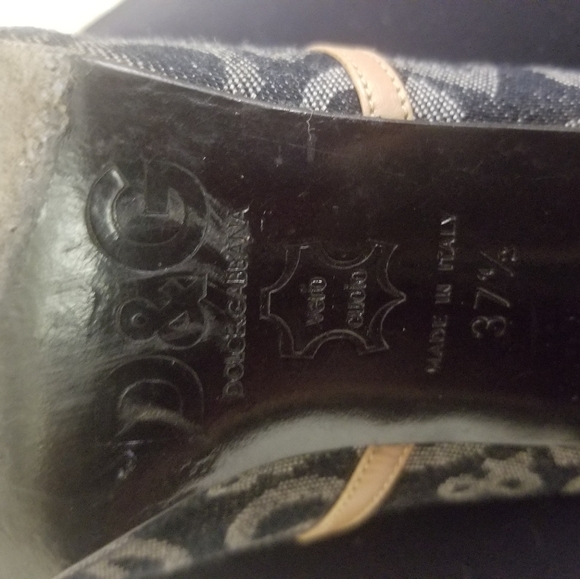 SOLD! DOLCE AND GABBANA MONOGRAM BOOTIES - Picture 5 of 5